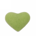 100% Natural Hot Selling Wholesale Heart Shaped Face Cleansing Konjac Sponge Puff Set Organic Bamboo Charcoal Konjac Sponge